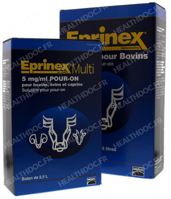 EPRINEX MULTI 5 MG/ML POUR-ON POUR BOVINS, OVINS ET CAPRINS